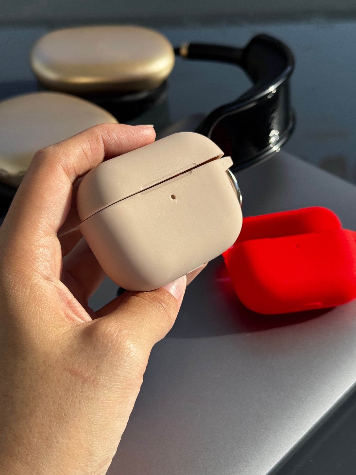 Fundas unicolor para AirPods Pro3 (nuevos)