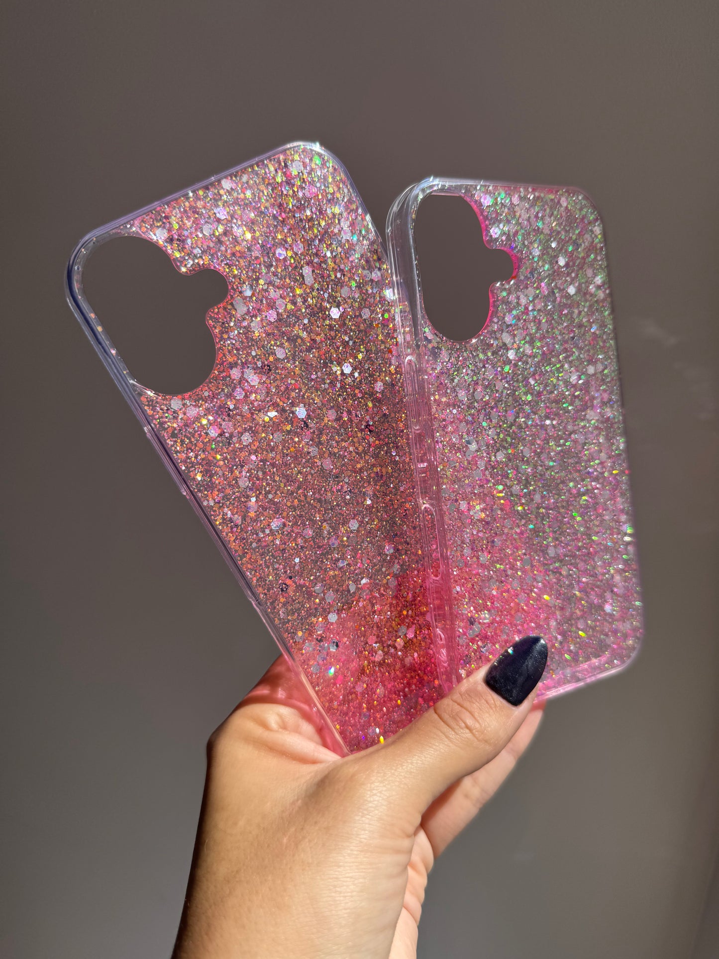 Carcasas brillos ✨ Pink (línea iph16)
