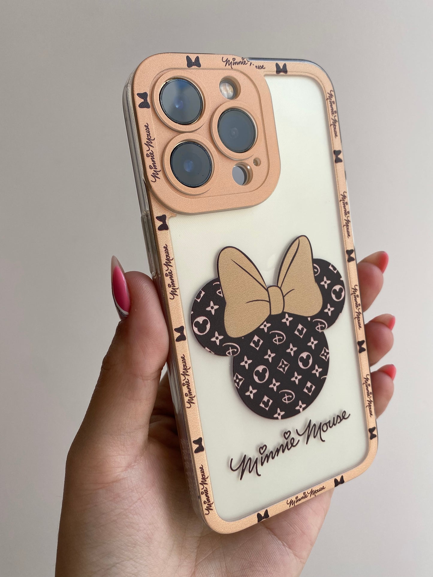 Carcasa Minnie Nude (transparente)