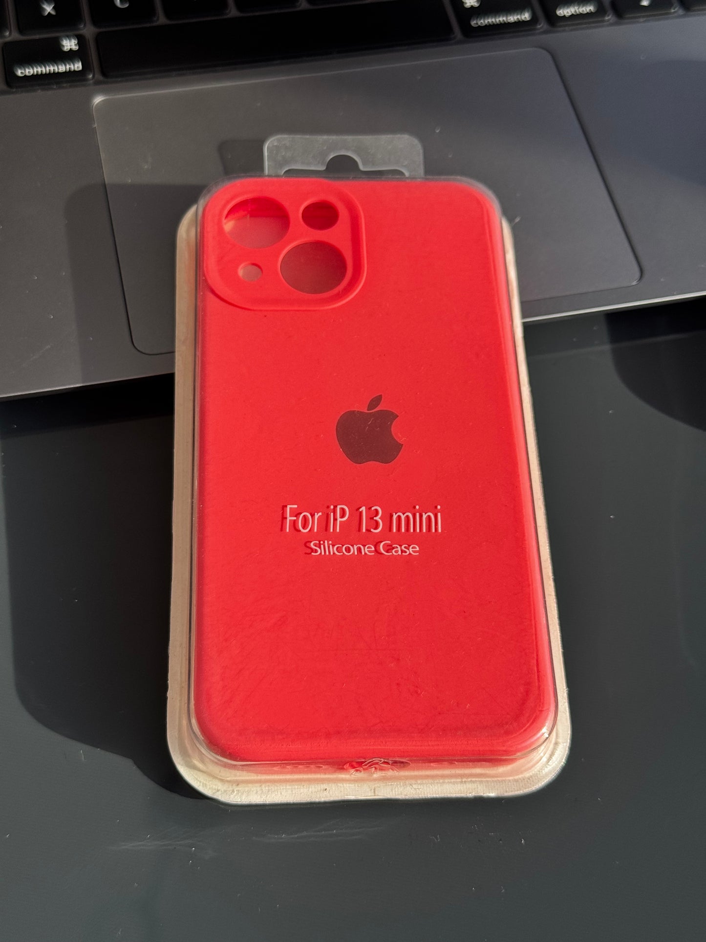 Carcasas silicona tipo original con logo: iPhone 13 MINI 📱