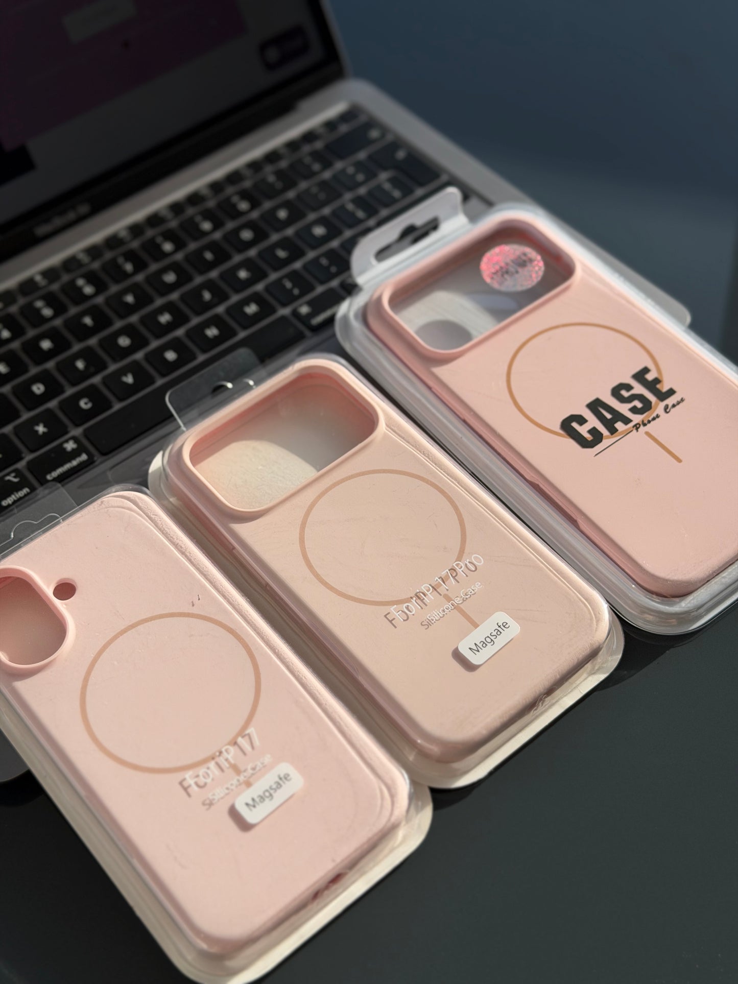Case MagSafe, Rosa Nude 💓☑️ (solo iph 17/17Pro/17ProMax)
