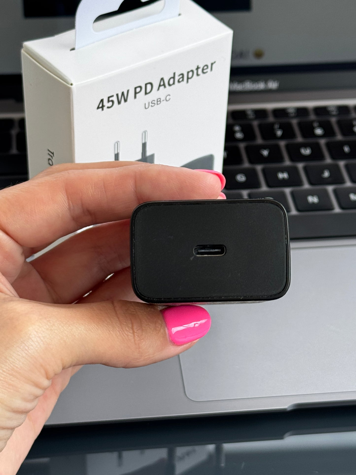 Adaptador Conexión C 45W (carga rápida) Samsung, (compatible con todo tipo de conexión C)