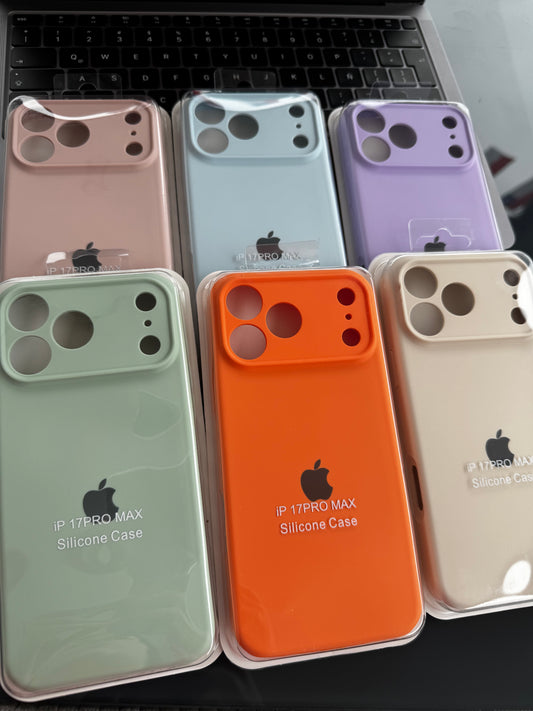 Carcasa tipo original con protección de cámara: IPhone 17PROMAX 📱