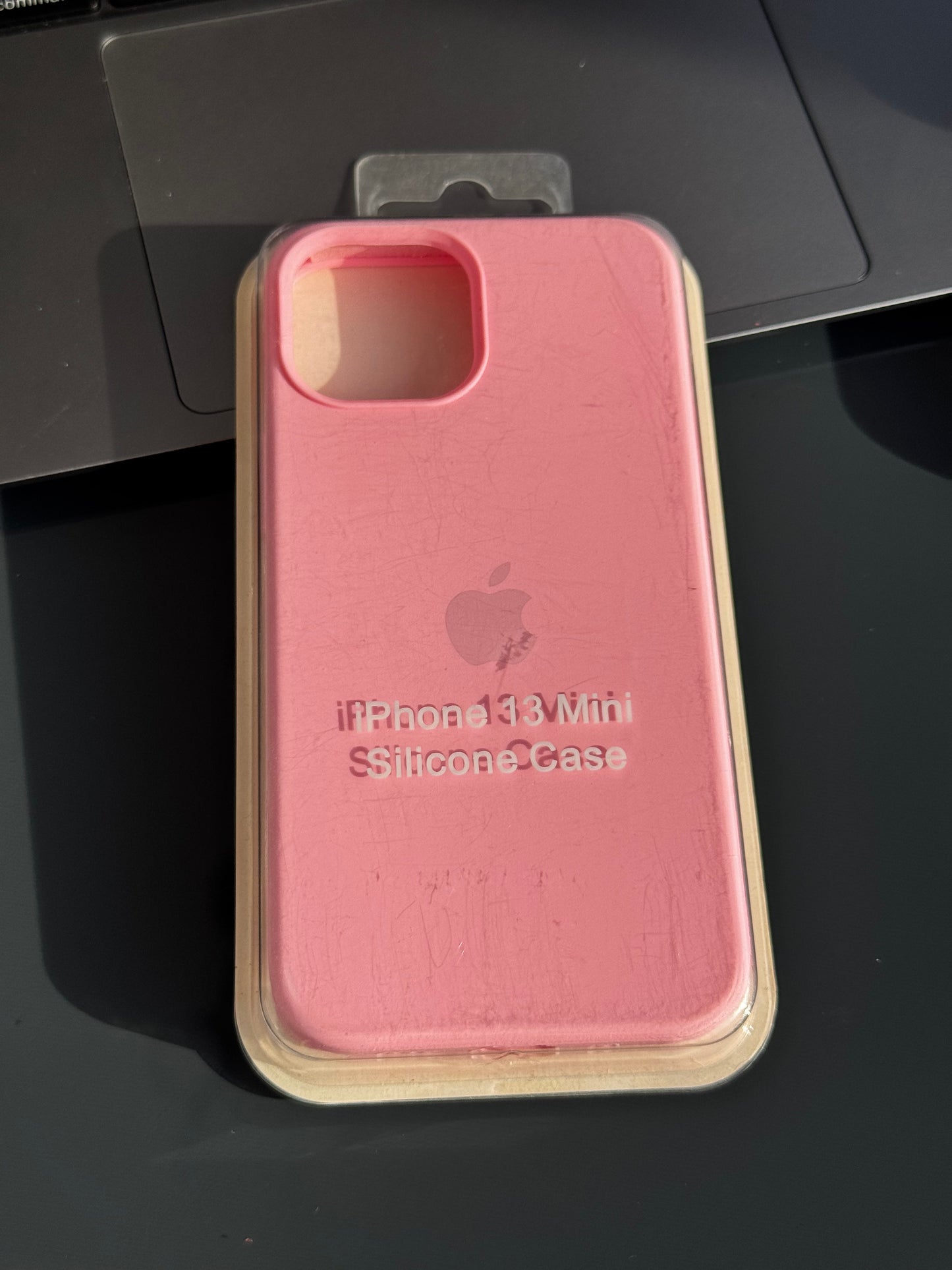 Carcasas silicona tipo original con logo: iPhone 13 MINI 📱