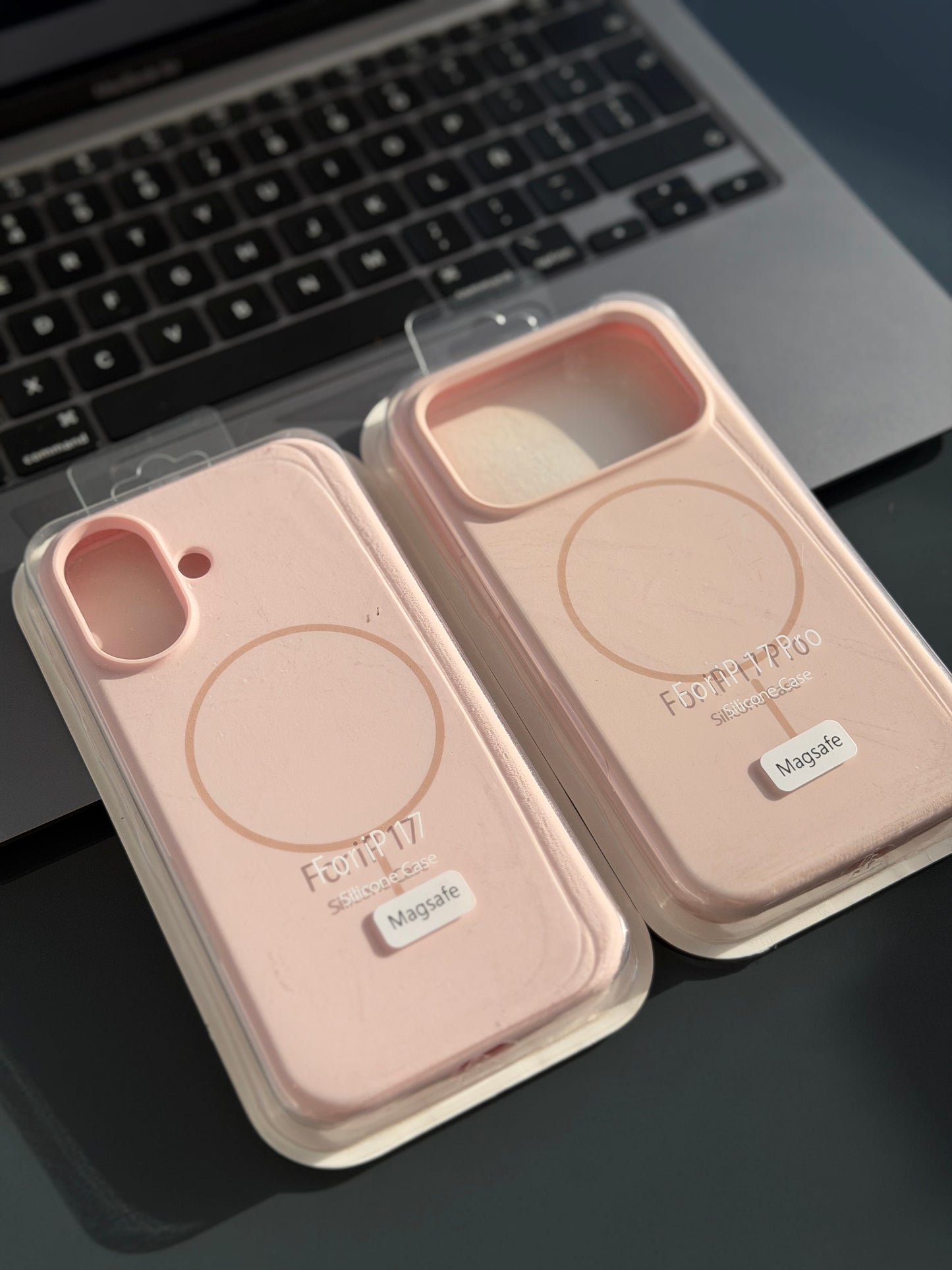 Case MagSafe, Rosa Nude 💓☑️ (solo iph 17/17Pro/17ProMax)