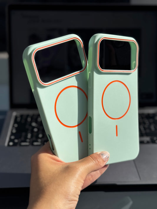 Case MagSafe verde menta (solo iph 17 ProMax)