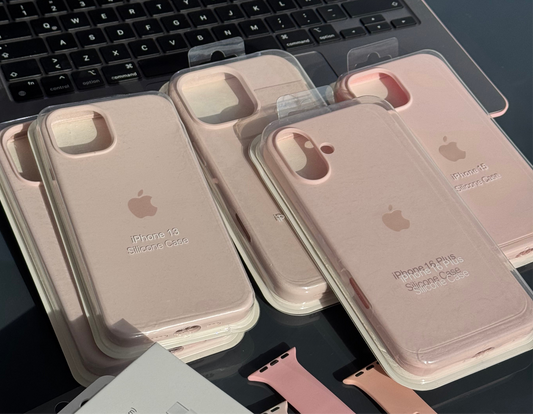 Carcasa tipo original Apple 🍏 Rosa Nude