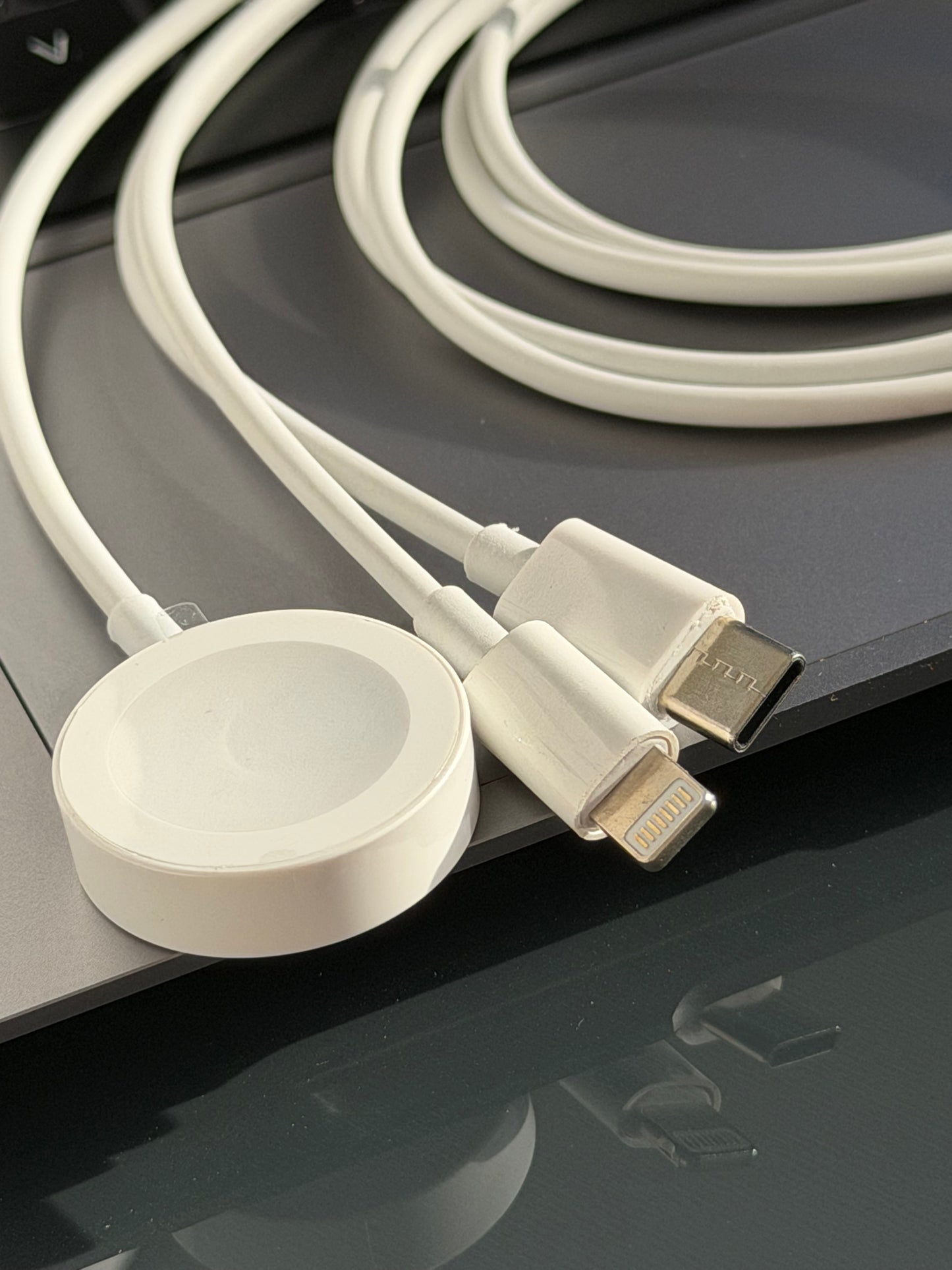 Cable multi-uso 3 en 1, conexión C (entrada Lightning/AppleWatch/C)