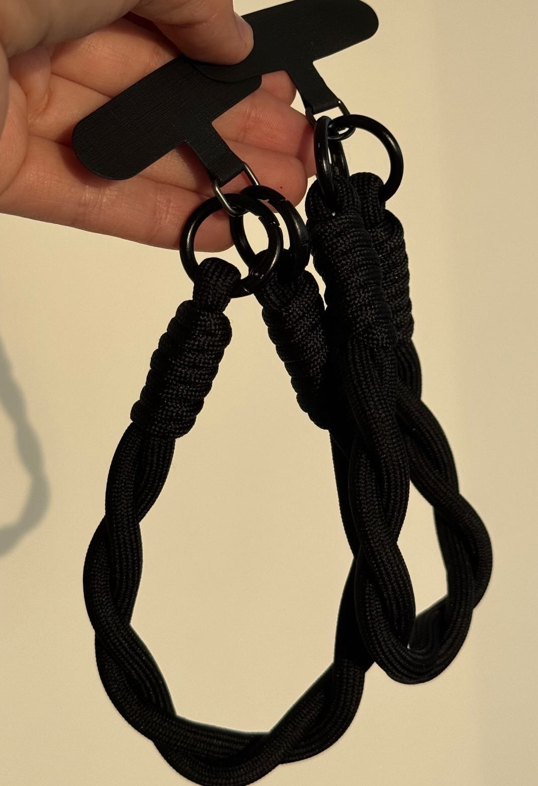 Colgante/strap, negro completo ☑️