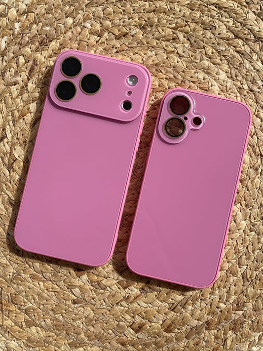 Carcasa Rosé 💖 (solo línea iPhone 17/18)