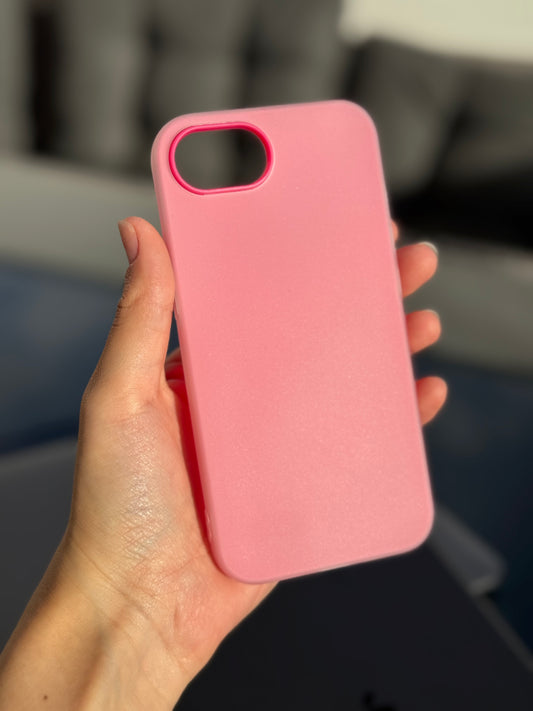 Carcasa formato doble, tono fucsia (iPhone 16E) 💕