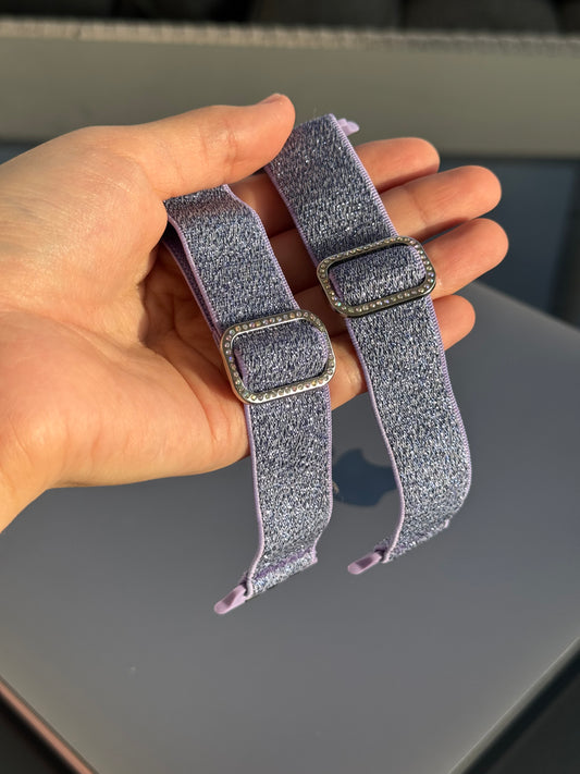 Correa para Applewatch, brillos lila ✨