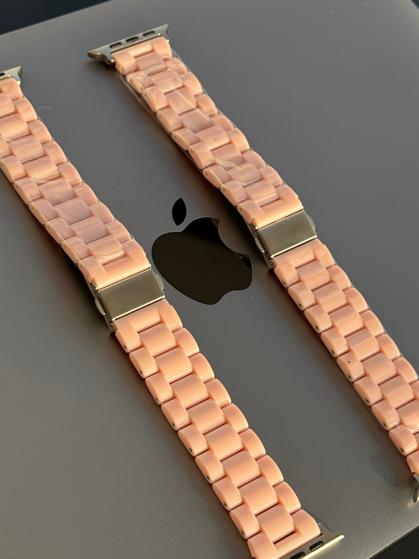 Correa rosada, eslabones removibles ⌚️ (solo 42/44/45/46s10/49 mm)