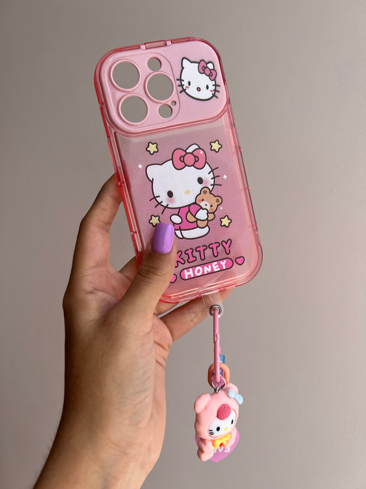 Carcasa Hello Kitty con colgante 💖