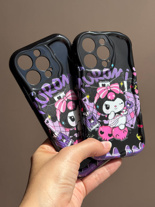 Carcasa Kuromi black 💜