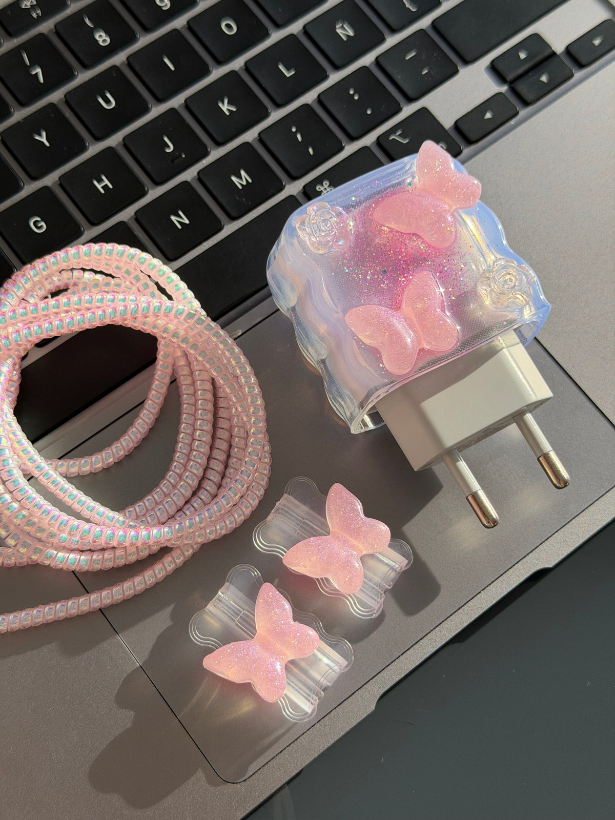 Protector para adaptador C: mariposas 🦋
