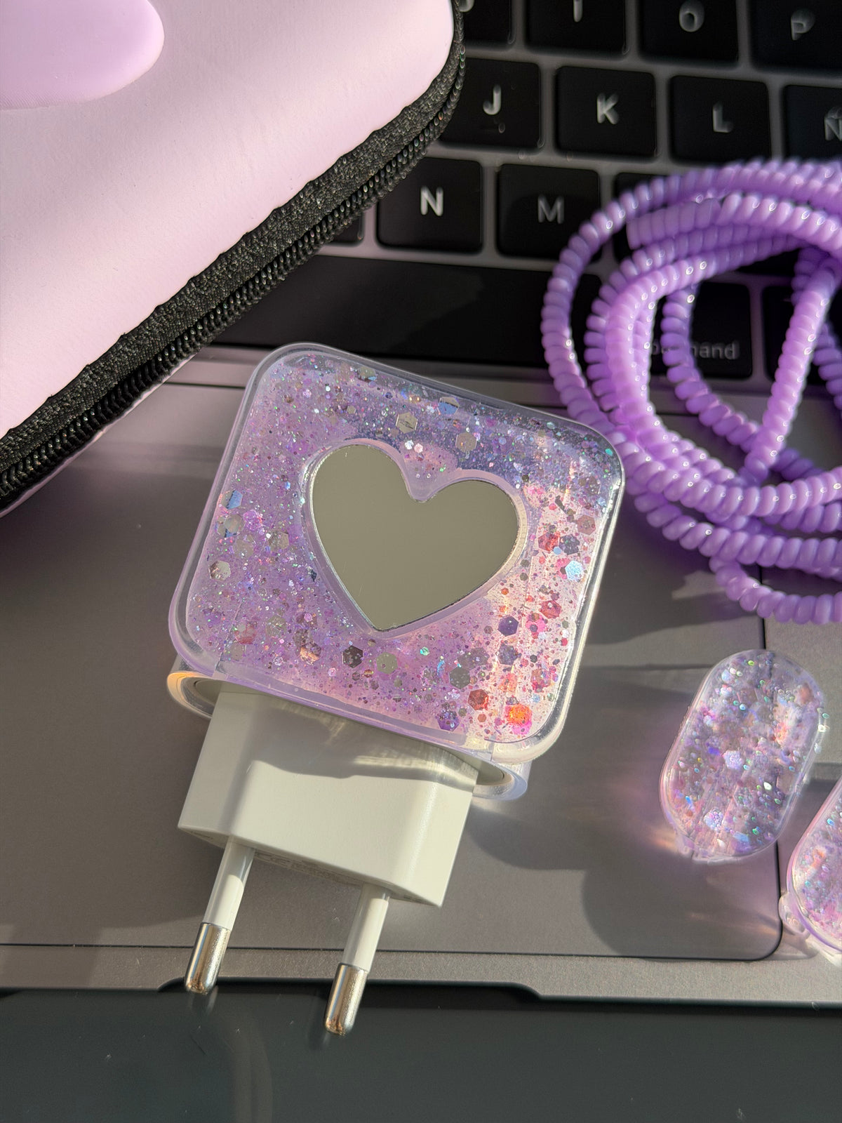 Set de protección para adaptador C : lila 💜