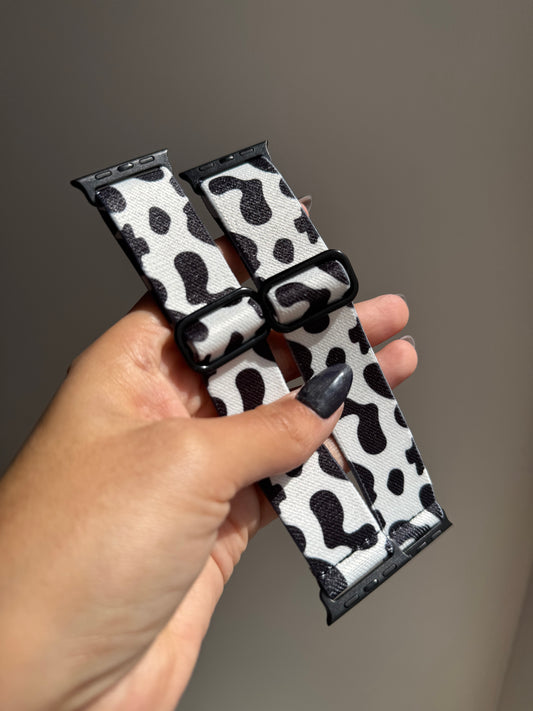 Correa AppleWatch: Diseño Vaca 🐮 (elasticado)