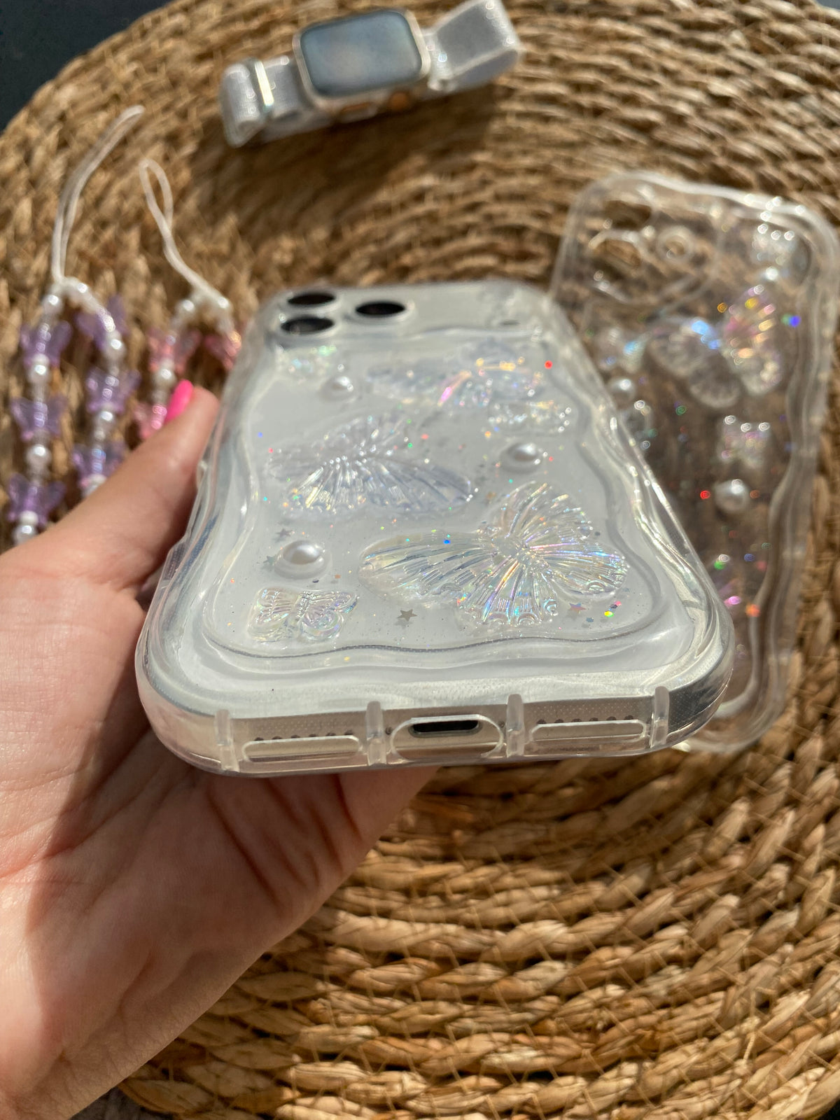 Carcasa Mariposas 3D 🦋 (no incluye accesorios)