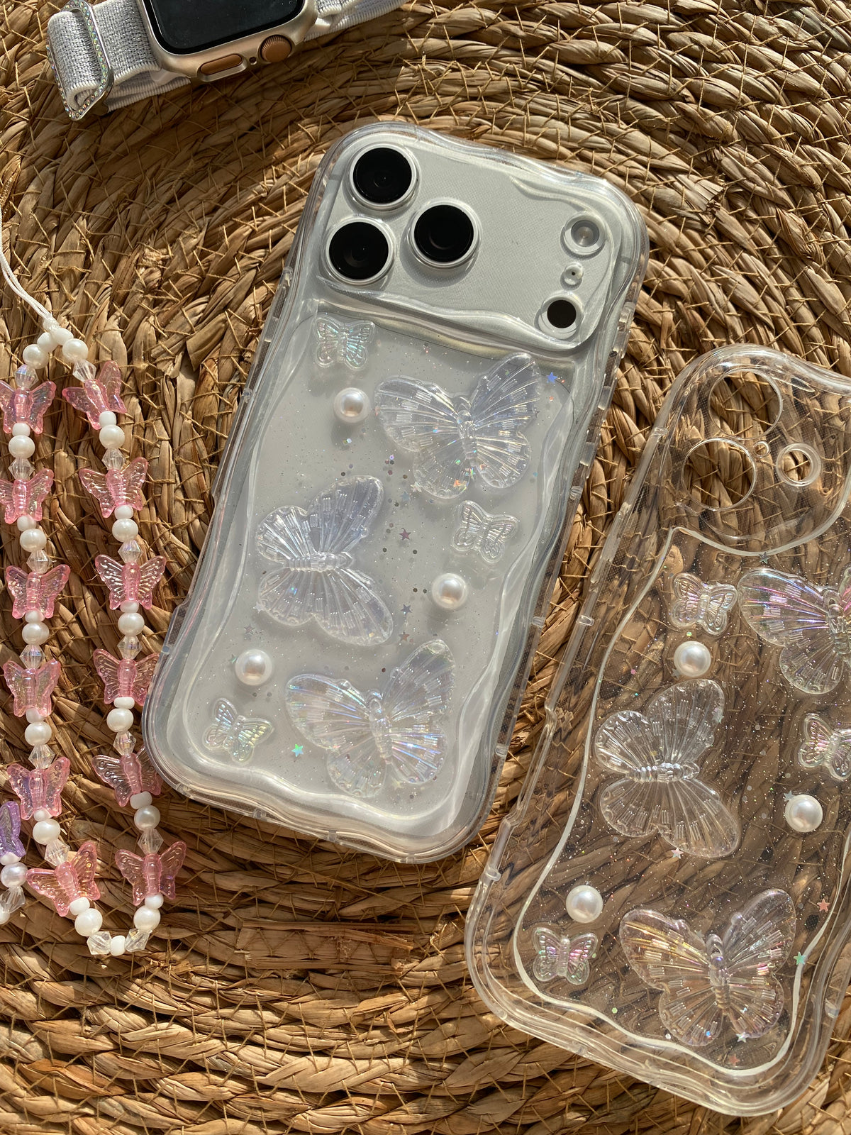 Carcasa Mariposas 3D 🦋 (no incluye accesorios)