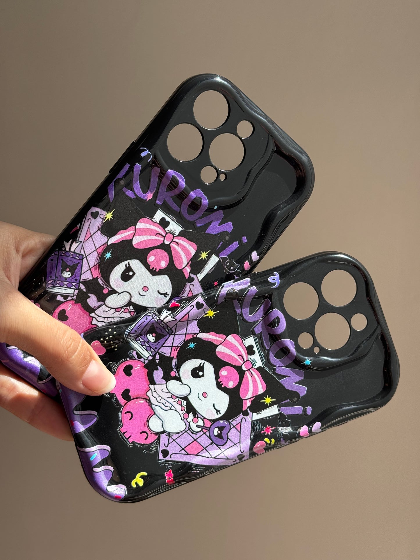 Carcasa Kuromi black 💜