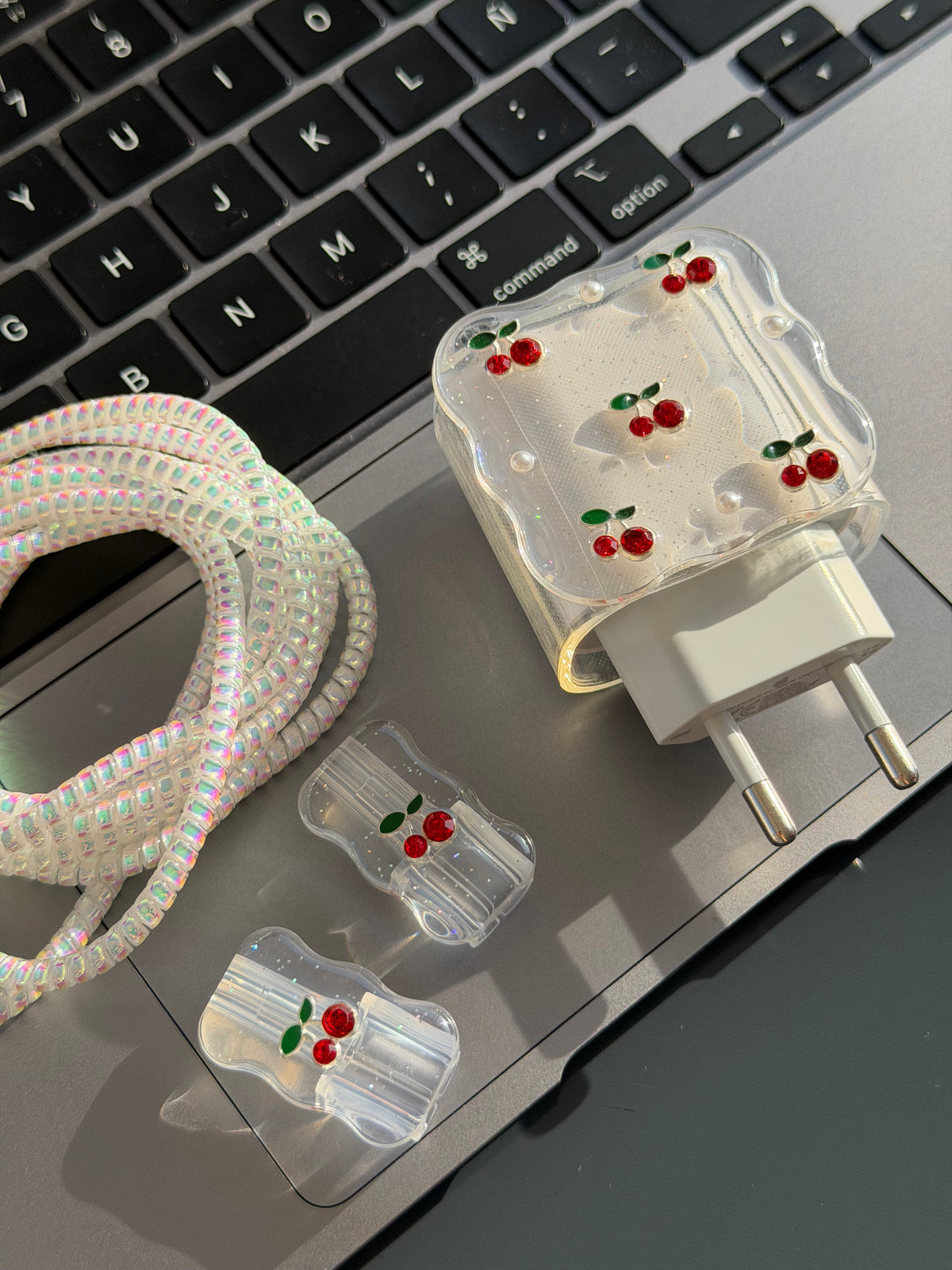 Protector para adaptador C : cerezas 🍒