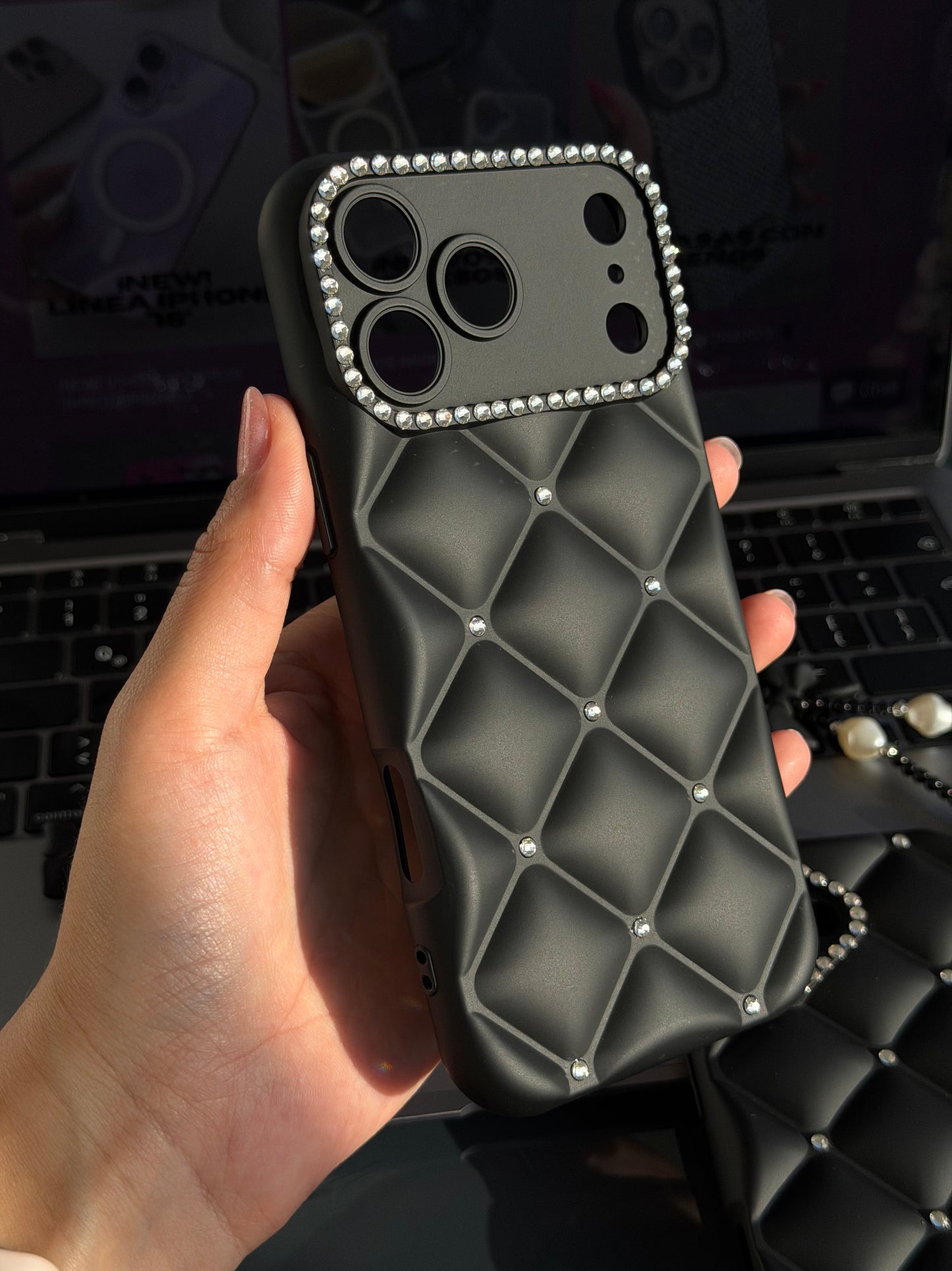 Case Black Shine 🖤✨ (no incluye accesorio)