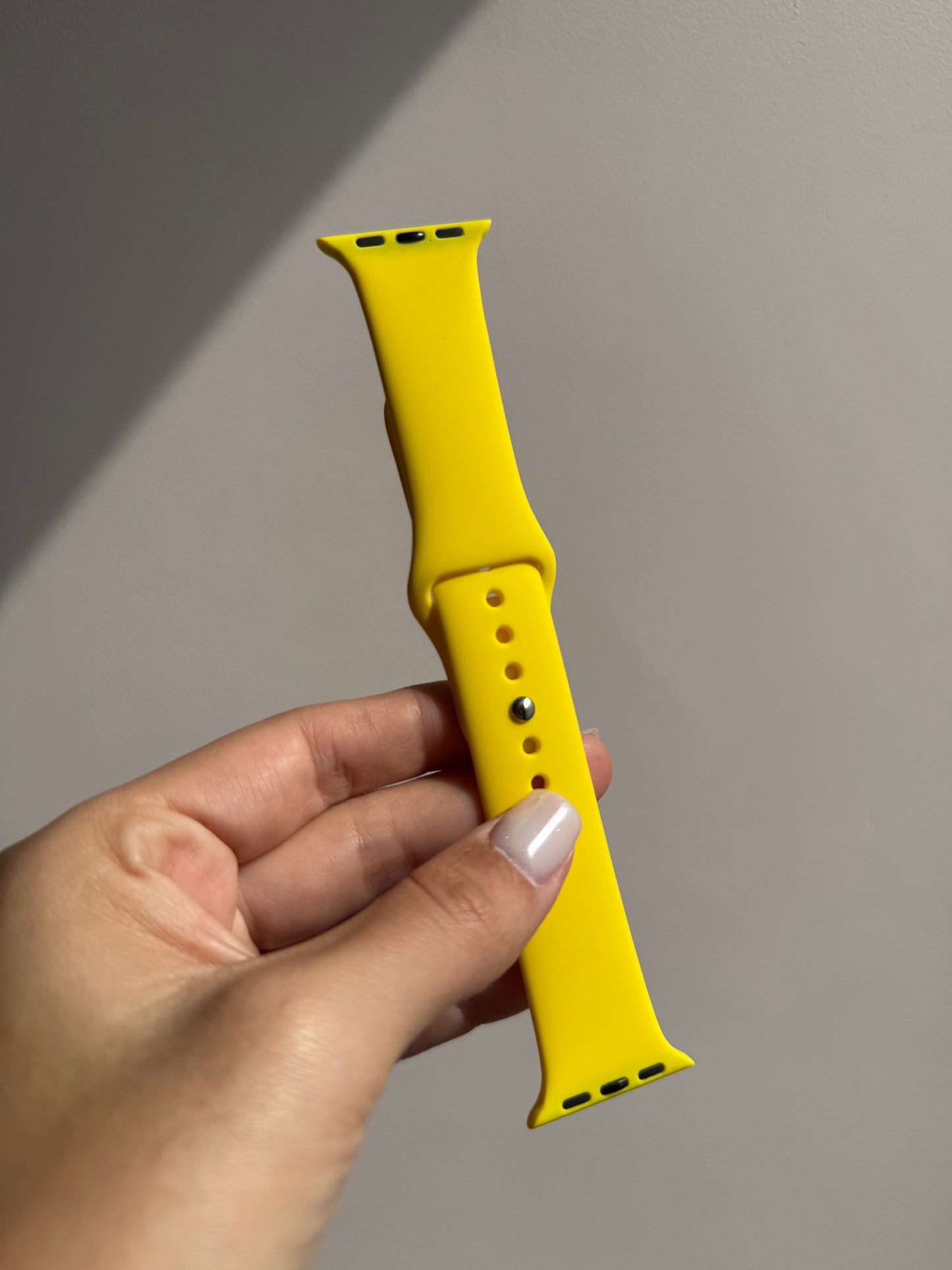 Correa simple de silicona: amarillo 💛