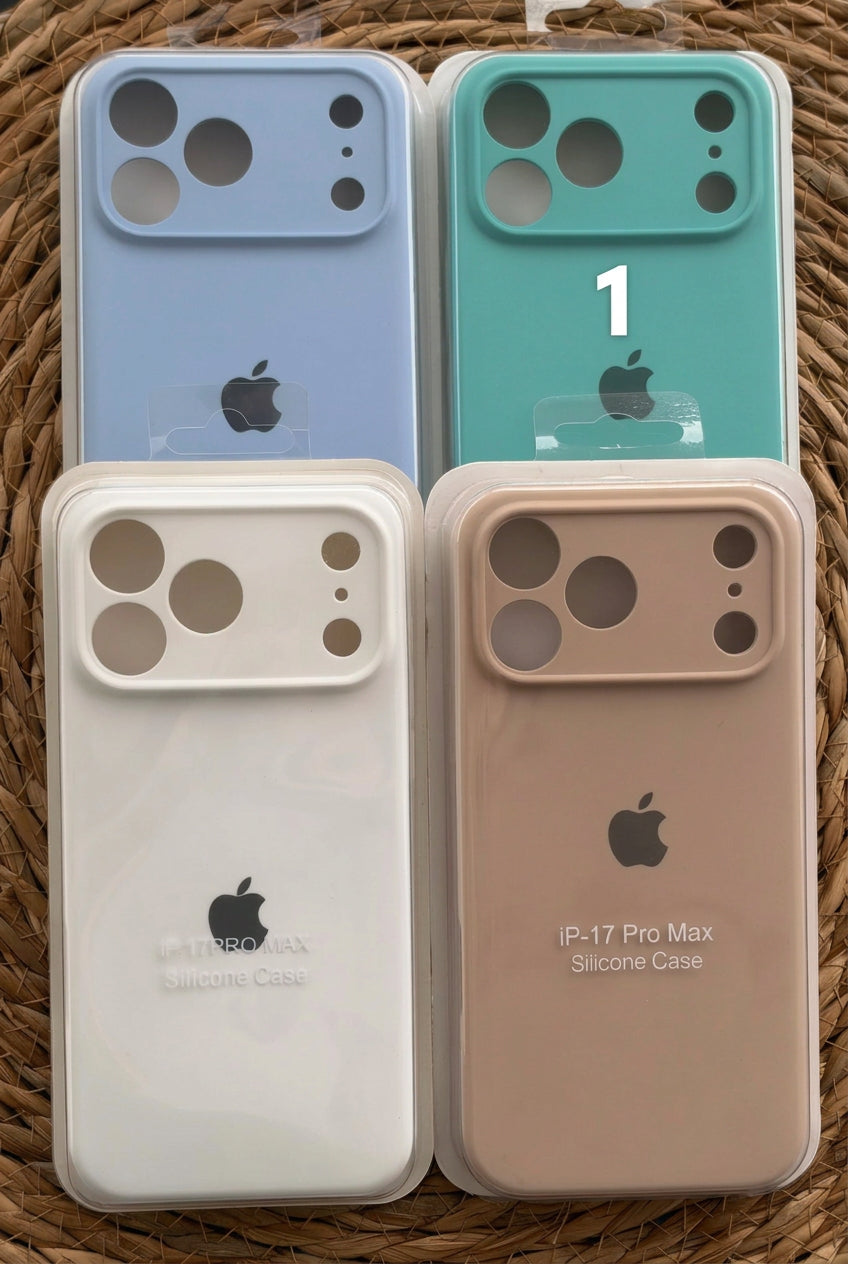 ¡NEW! Carcasa con logo, silicona, iPhone 17 ProMax📱