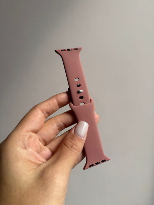 Correa silicona para Applewatch: terracota