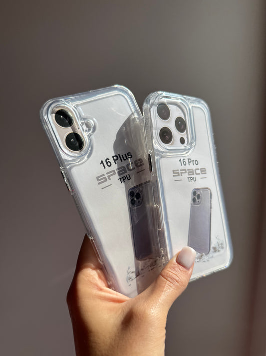 Carcasa transparente (borde normal) iPhone 16Plus/16Pro