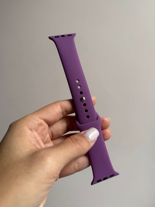Correa simple de silicona: morado 💜