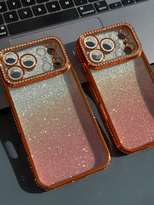 Carcasa Shine 🧡✨ (iPhone 17Pro/17ProMax)