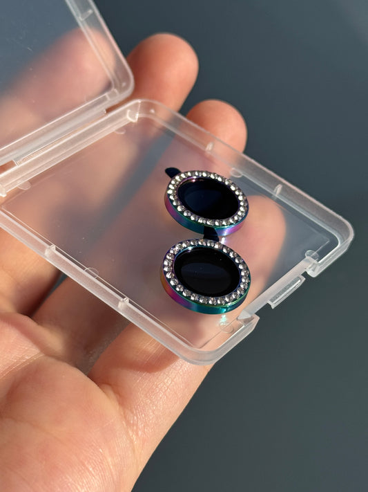 Protectores de cámara individual Tornasol con brillos ✨