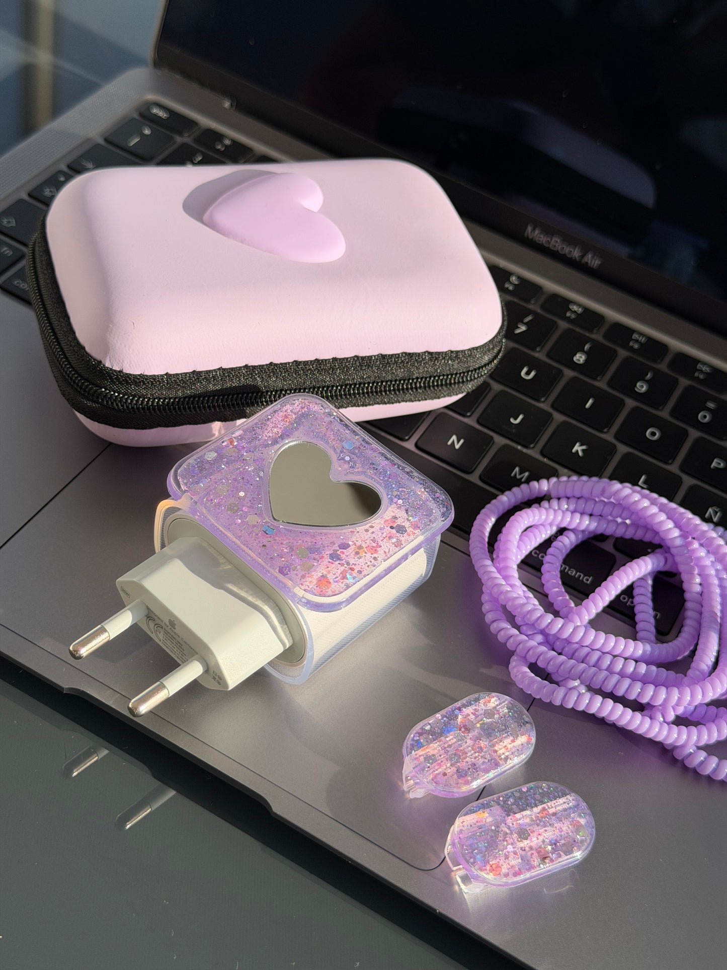 Set de protección para adaptador C : lila 💜