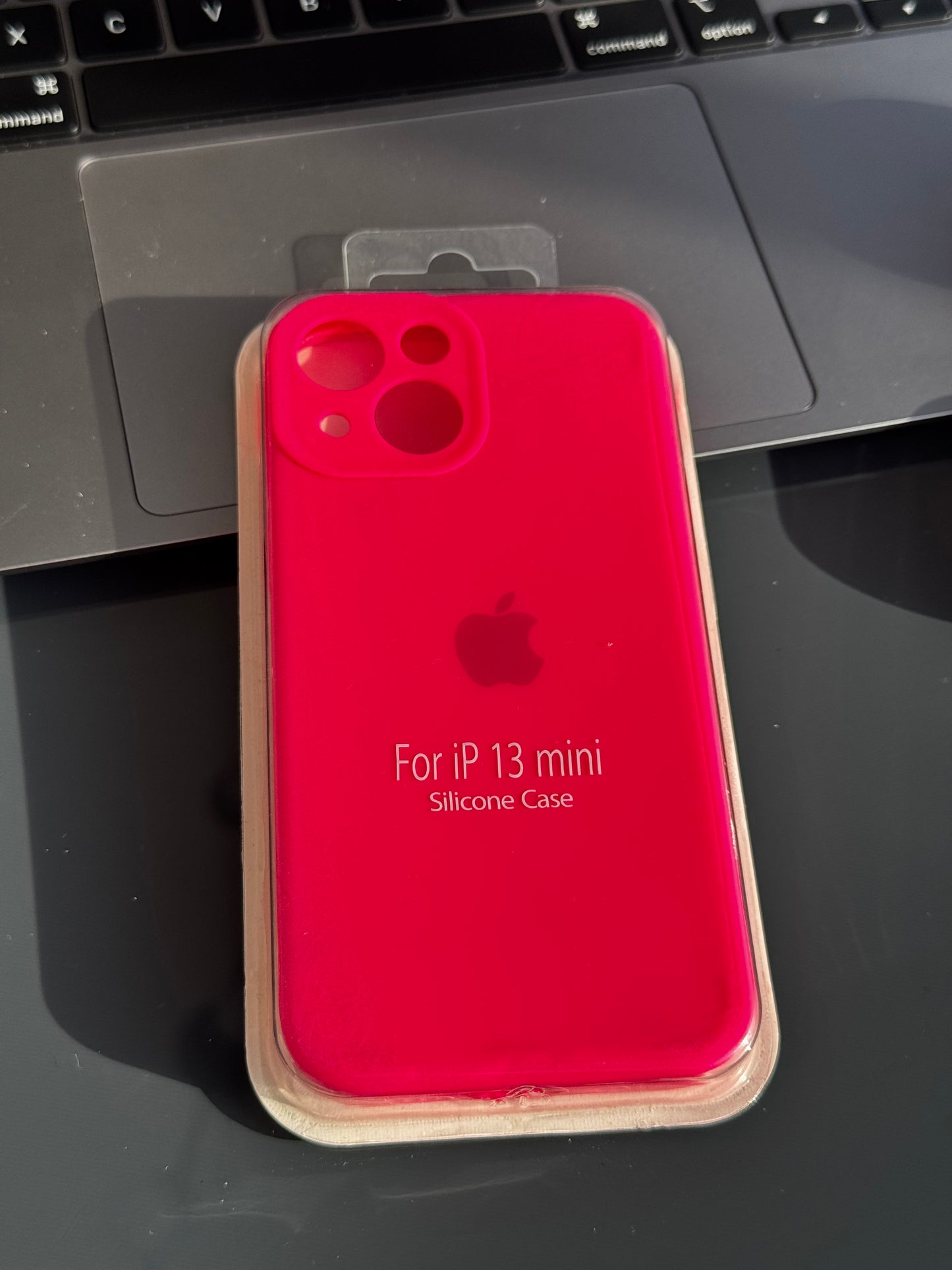 Carcasas silicona tipo original con logo: iPhone 13 MINI 📱