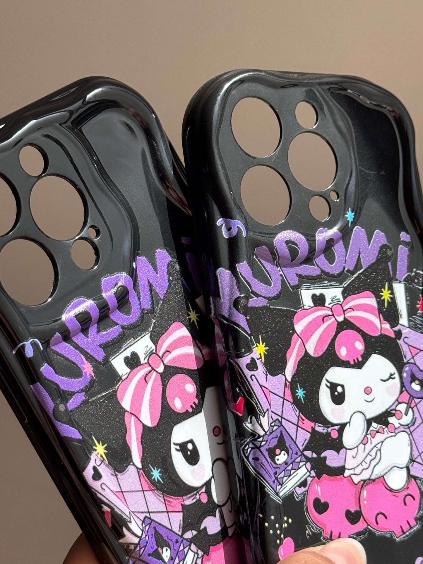 Carcasa Kuromi black 💜