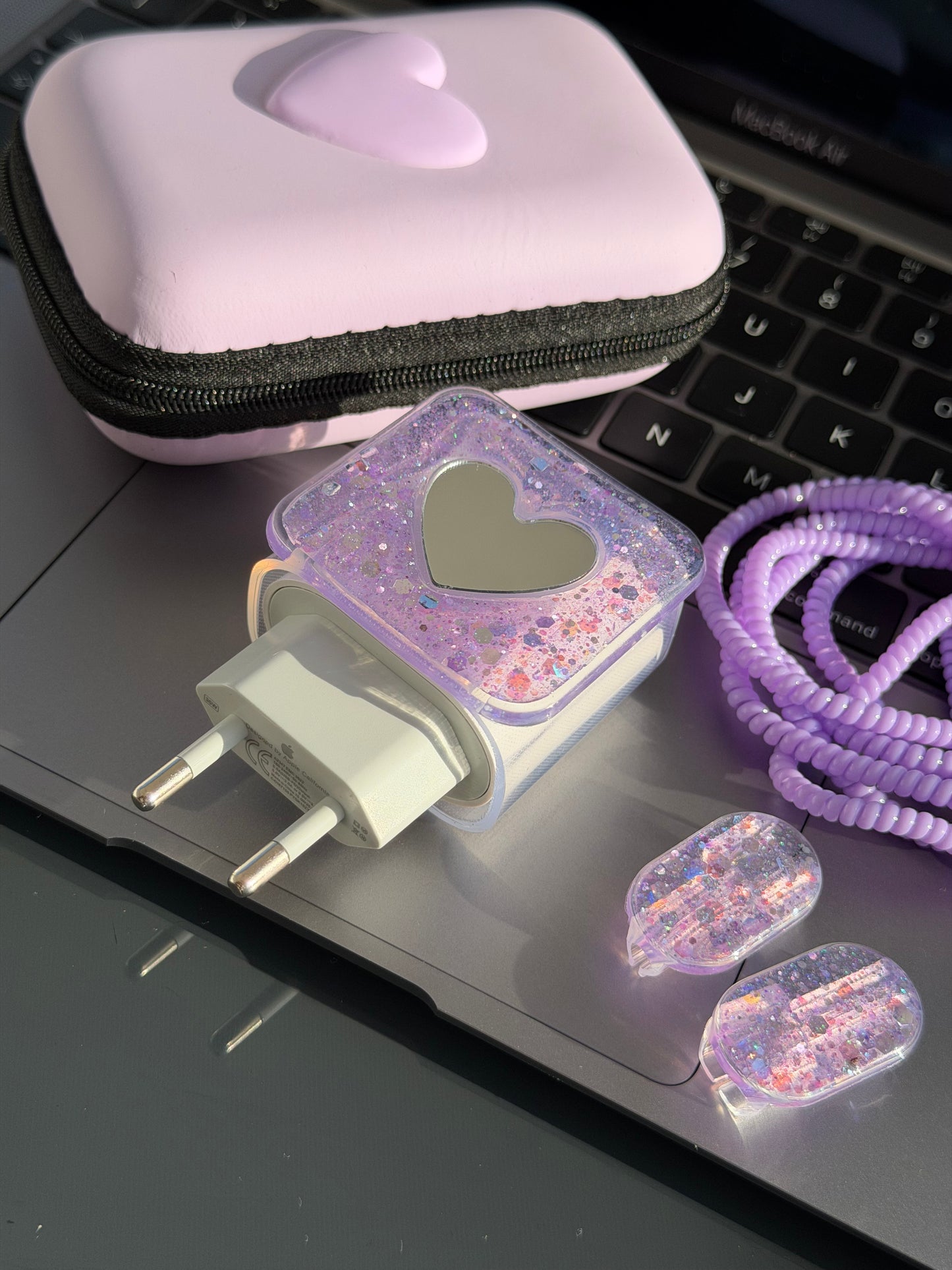 Set de protección para adaptador C : lila 💜