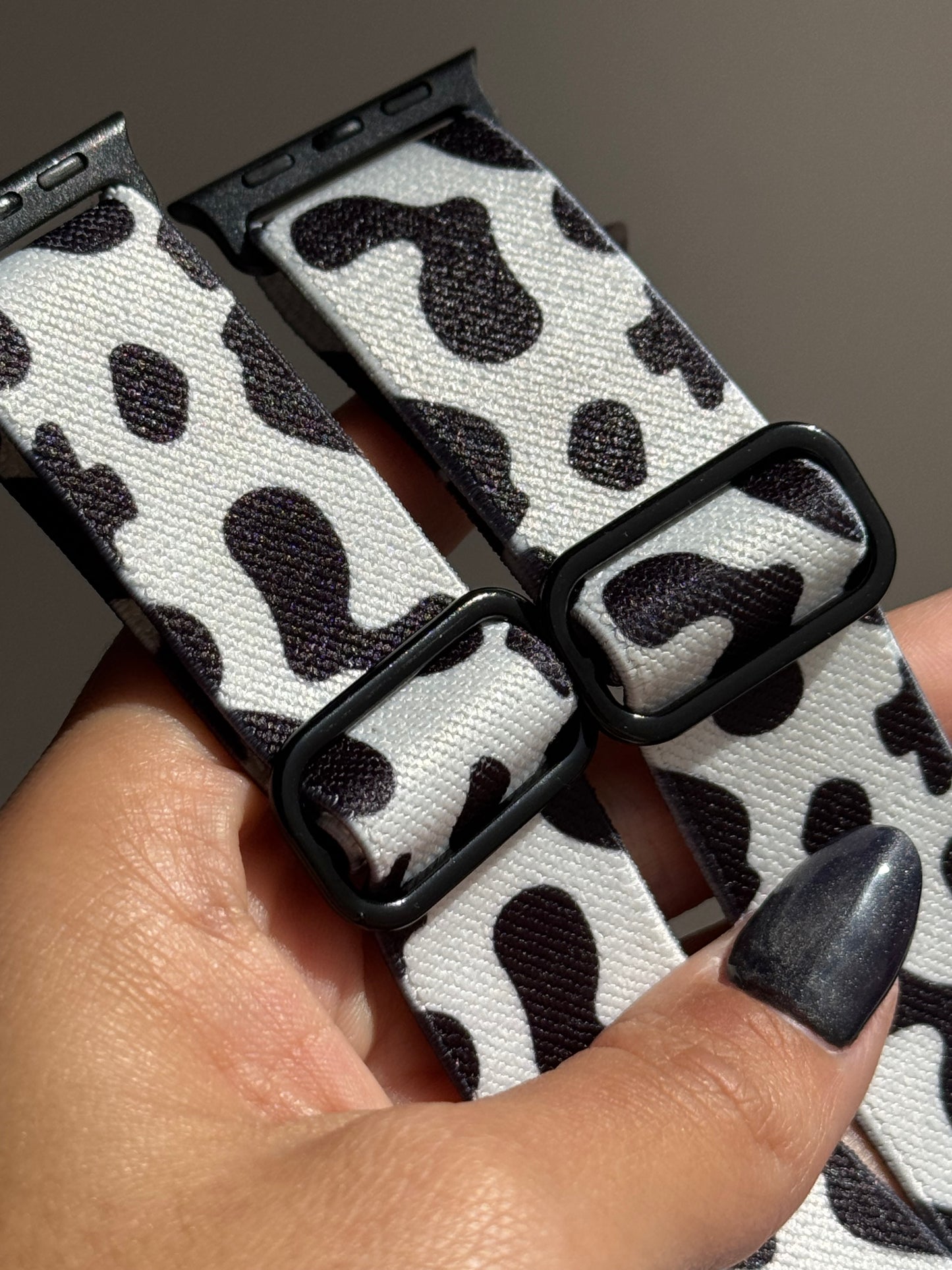 Correa AppleWatch: Diseño Vaca 🐮 (elasticado)