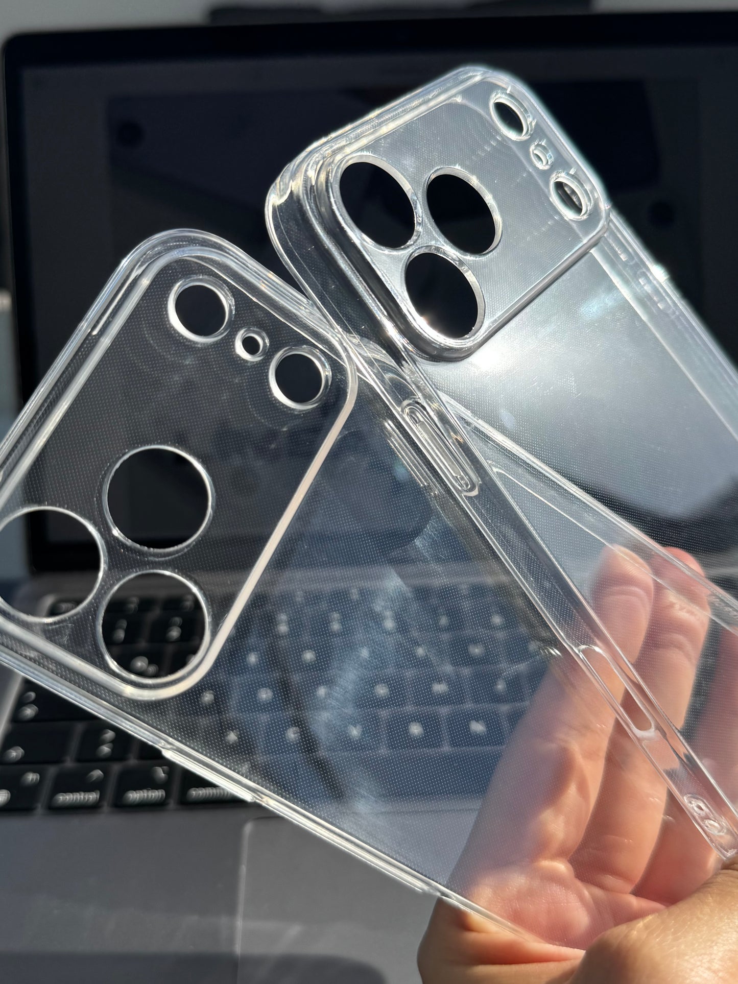 Carcasa transparente SIN borde reforzado, solo iPhone 17 ProMax 📱