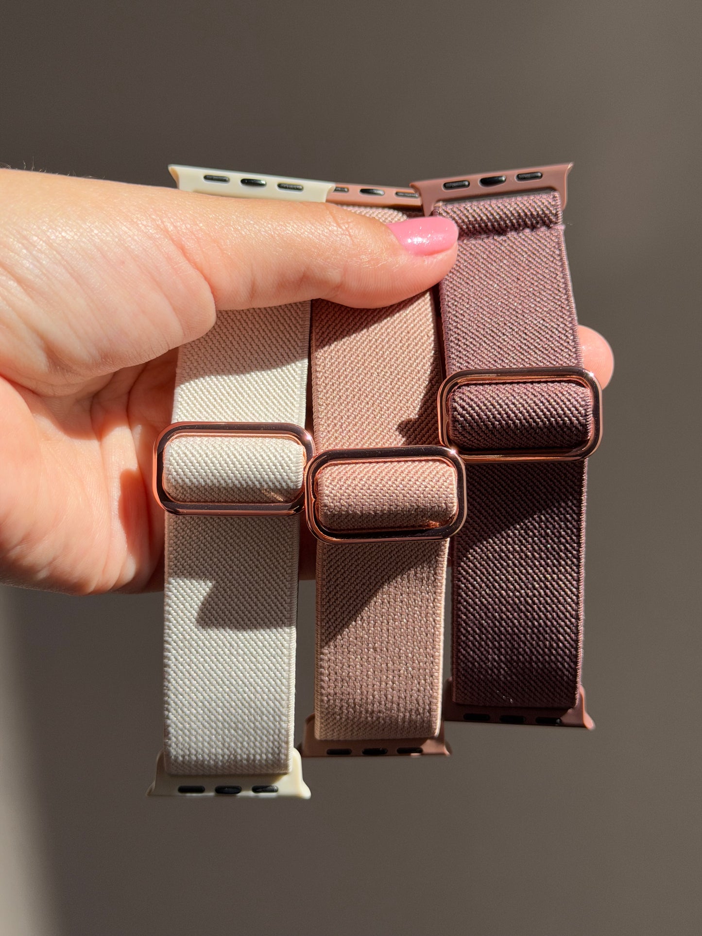 Correa para Applewatch, tonos nude (solo 38/40/41 mm 42 s10)