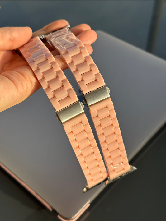 Correa rosada, eslabones removibles ⌚️ (solo 42/44/45/46s10/49 mm)