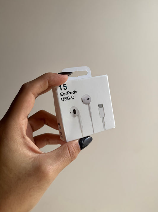 Audífono con cable, conexión tipo C (directo) ☑️