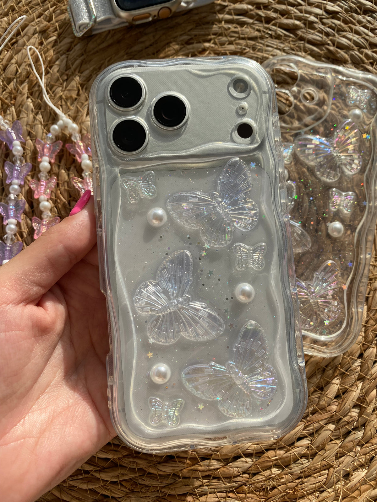 Carcasa Mariposas 3D 🦋 (no incluye accesorios)