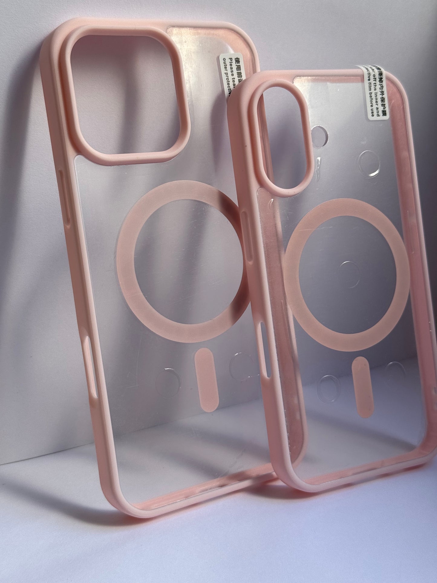 Carcasa MagSafe Rosa Nude (solo línea iPhone 16)