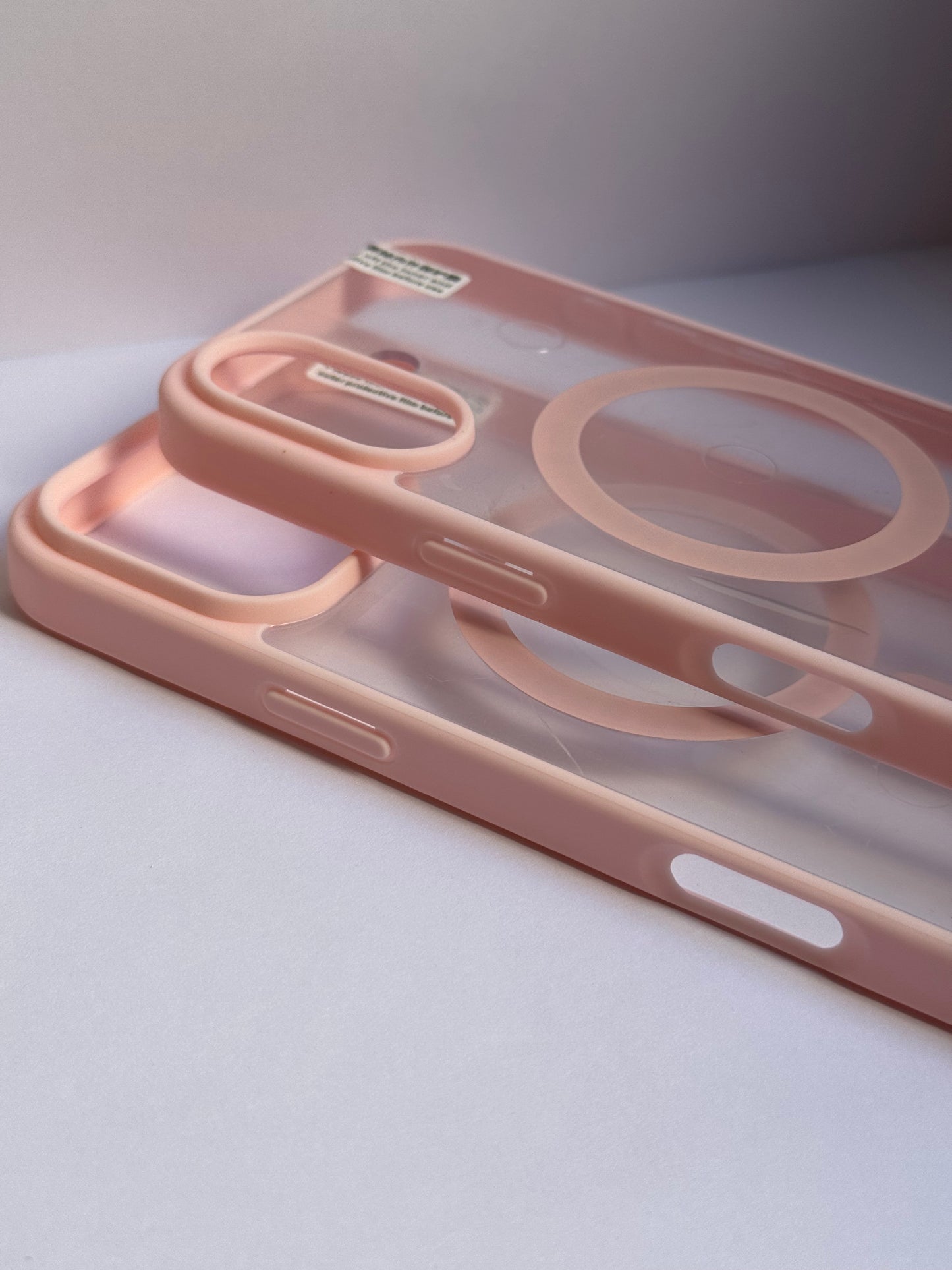 Carcasa MagSafe Rosa Nude (solo línea iPhone 16)