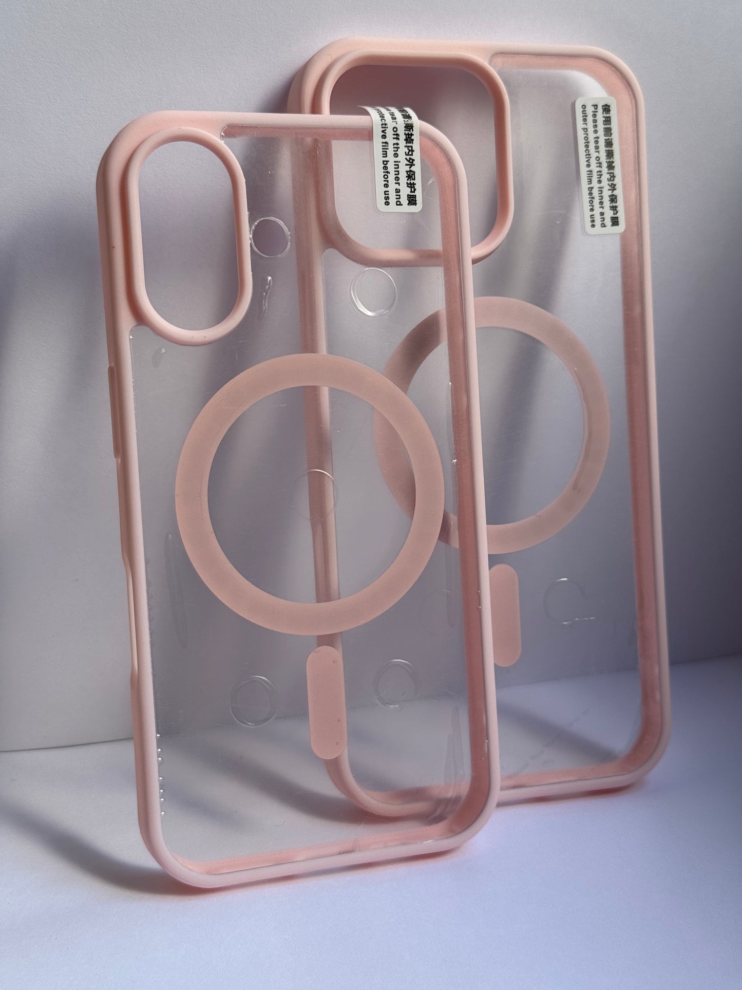 Carcasa MagSafe Rosa Nude (solo línea iPhone 16)