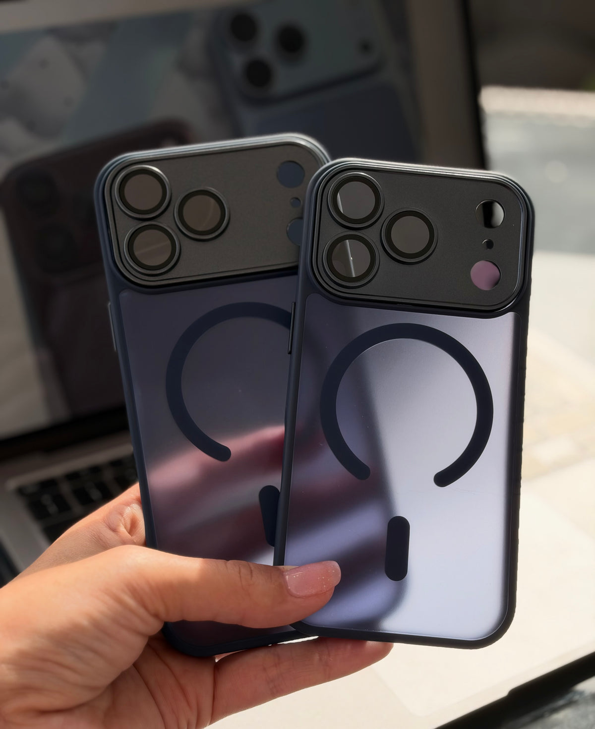 Case MagSafe, azul metalizado (iPhone 17Pro/18Pro/17PM/18PM)