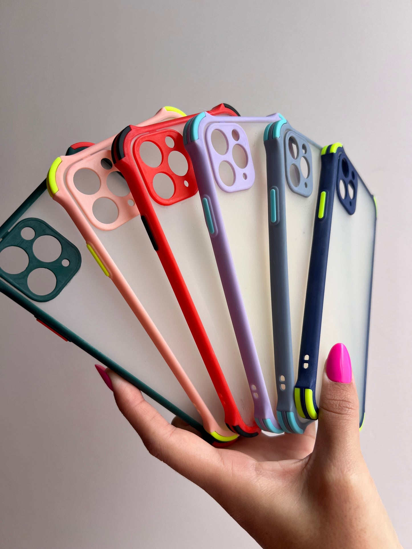 Carcasas bordes reforzados (solo iPhone 11 ProMax)