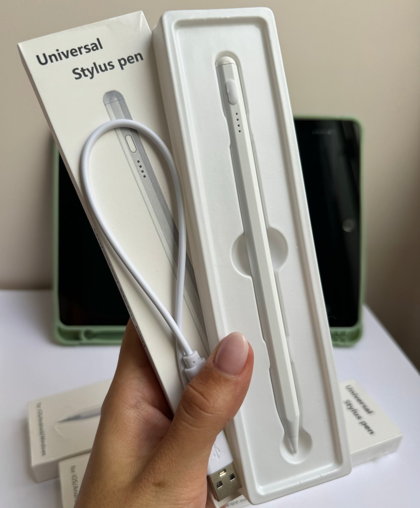 Pencil para iPad/tablets (alternativo, compatible hasta 9na generación)